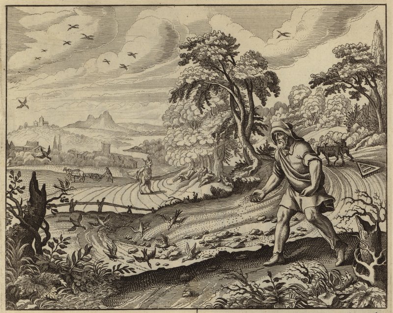 Lignelse om såmannen (gravering) av European School