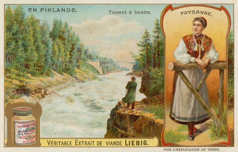 Peasant og Lmatra-fossen av European School