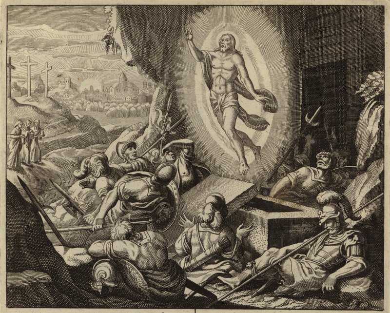 Jesu Kristi oppstandelse (gravering) av European School