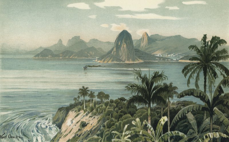 Rio de Janeiro, Brasil (farge litho) av European School