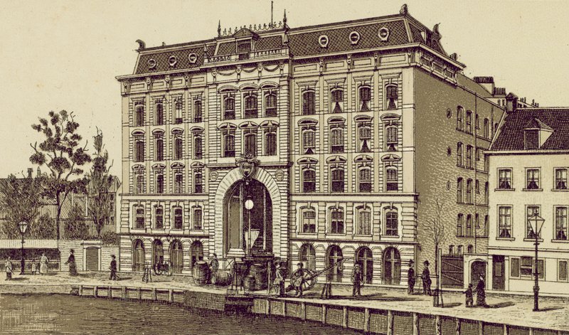Rotterdam: Passering (litho) av European School