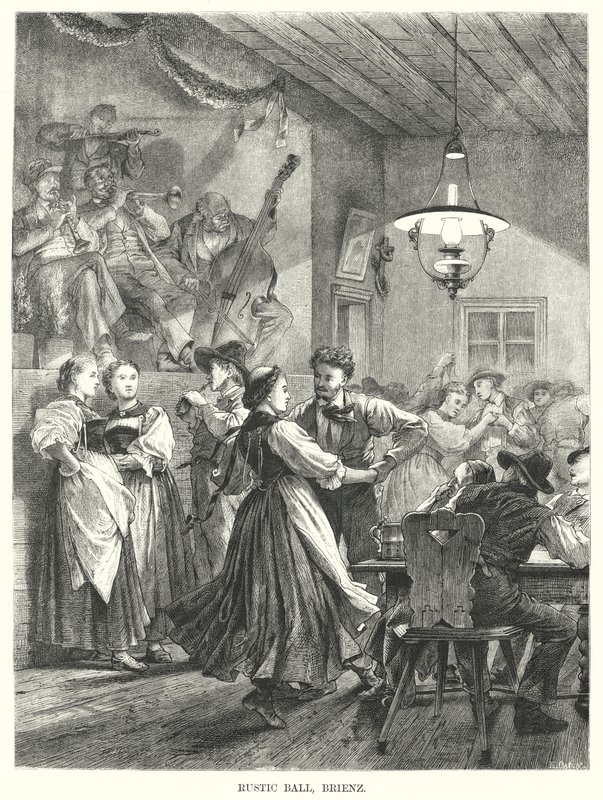 Rustikk ball, Brienz (gravering) av European School