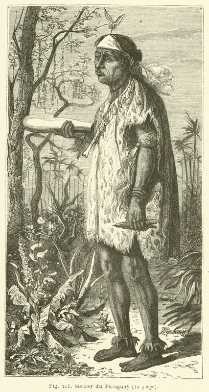 Sorcerer of Paraguay (gravering) av European School