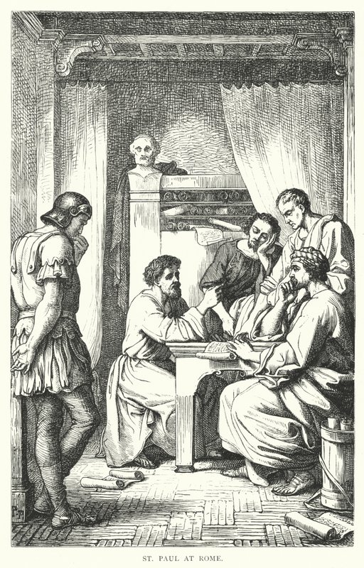 St Paul i Roma (gravering) av European School