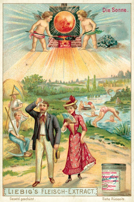 Solrikt vær (chromolitho) av European School