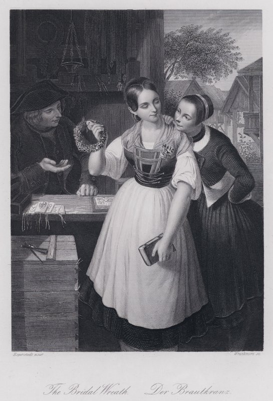 Brudekransen (gravering) av European School