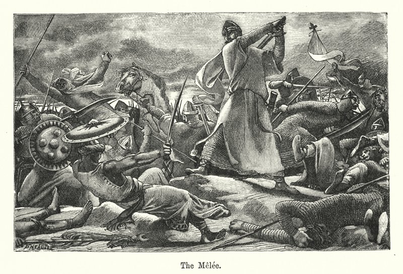 The Melee (gravering) av European School