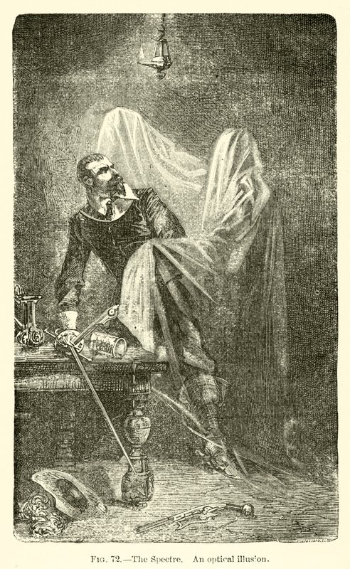 The Spectre, en optisk illusjon (gravering) av European School