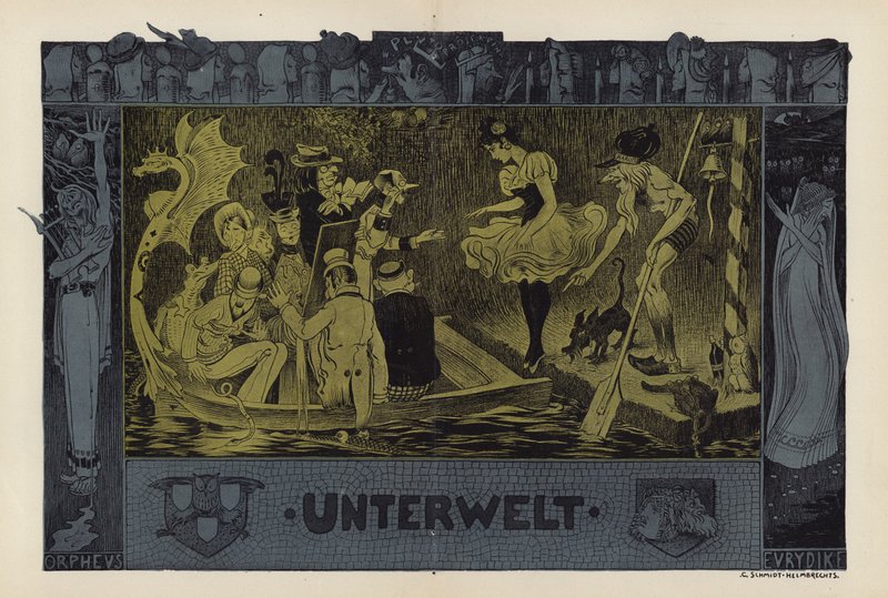 The Underworld (farge litho) av European School