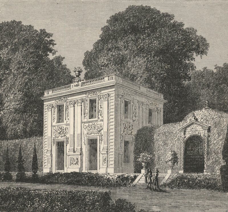 En paviljong av Marly (gravering) av European School