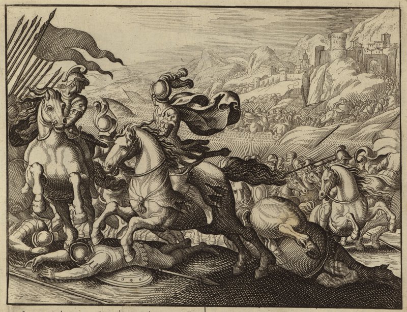 Seirer av Judas Maccabeus (gravering) av European School