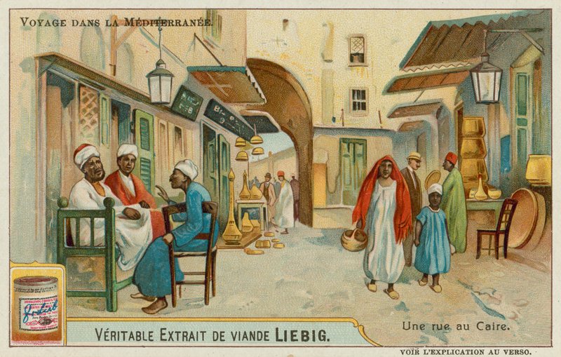 Utsikt over en gate i Kairo av European School