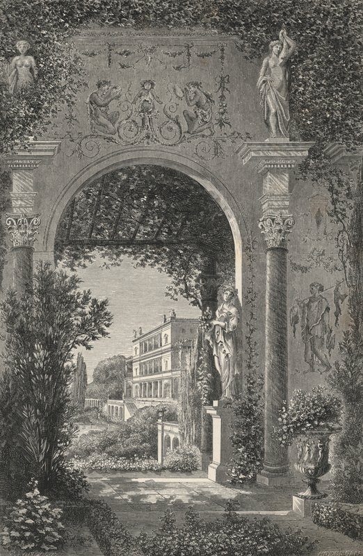 Romersk villa i Augustus tid (gravering) av European School