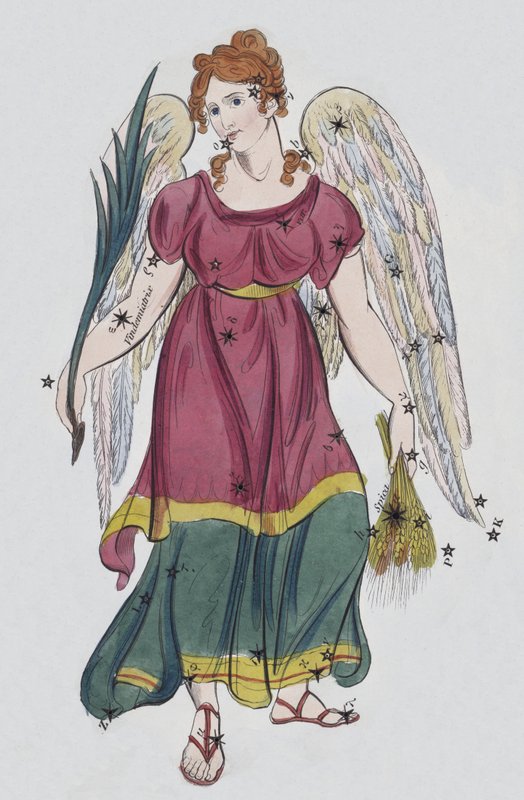 Jomfruen (farge litho) av European School