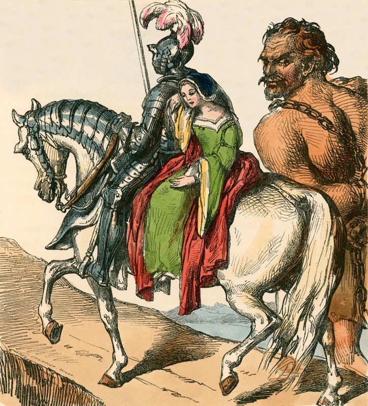 Sir Bevis og Josyan leder Ascapart av F. Tayler