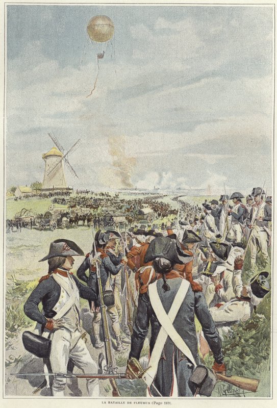 Slaget ved Fleurus av Felicien baron de Myrbach Rheinfeld