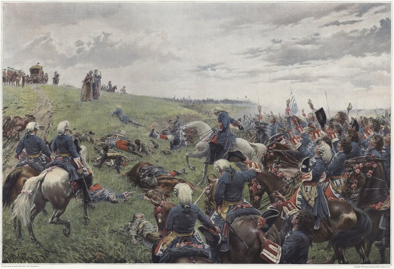 Krigen i Dentelles av Ferdinand Joseph Gueldry