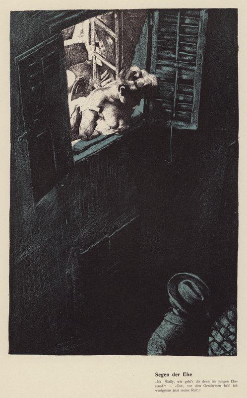 Ekteskapets velsignelser (farge litho) av Ferdinand von Reznicek