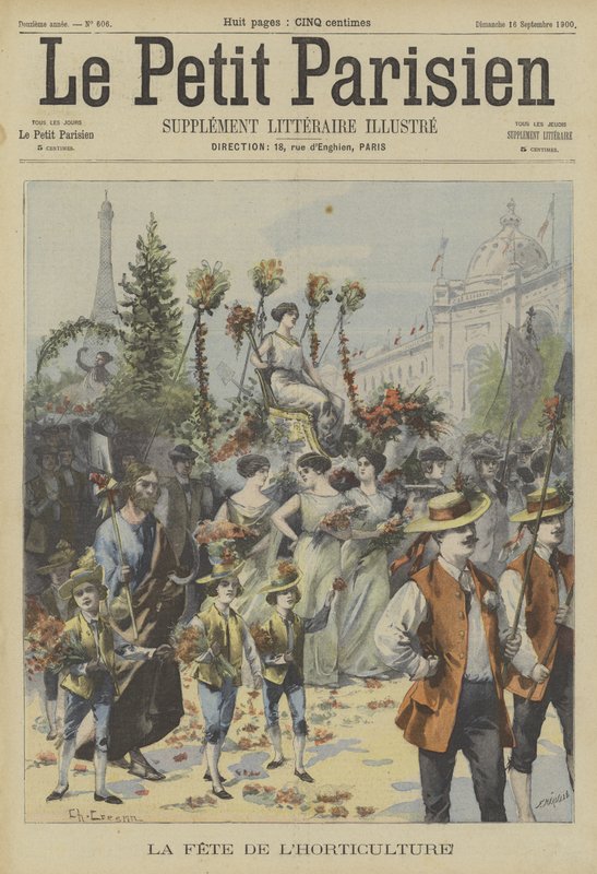 Hagebruksfestival i Paris av Fortune Louis Meaulle