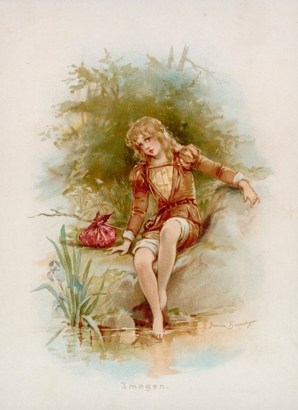 Imogen fra Shakespeares Cymbeline av Frances Brundage