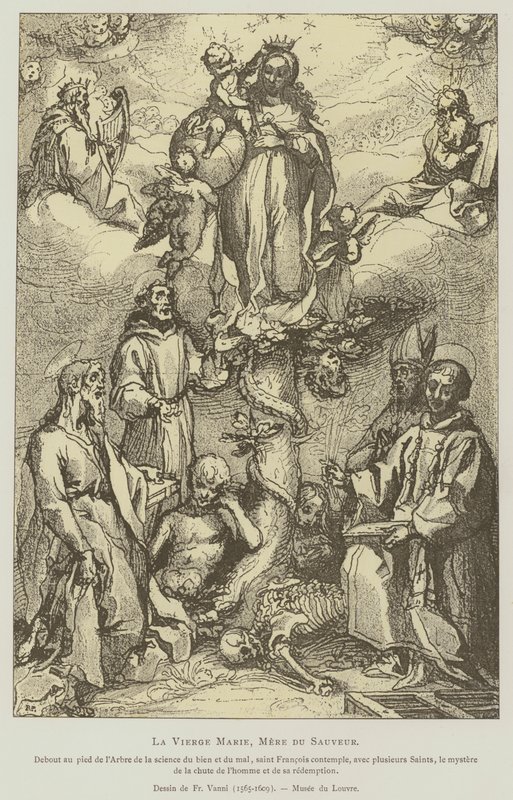 Jomfru Maria, mor til Frelseren Kristus av Francesco Vanni