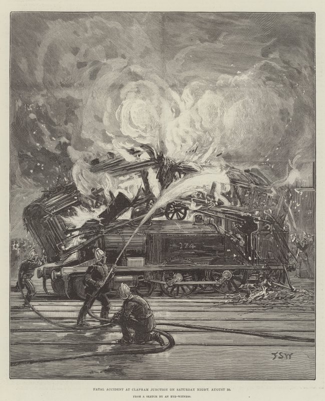 Dødsulykke ved Clapham Junction lørdag kveld 20. august av Francis S. Walker