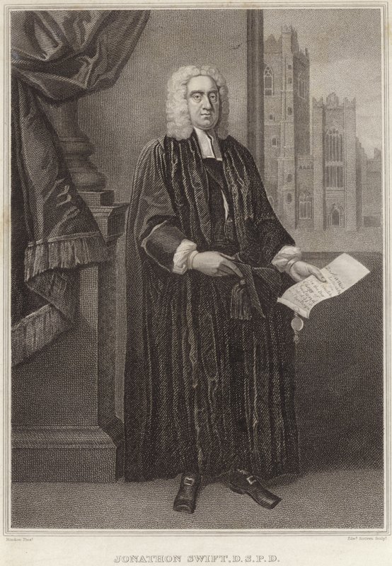 Portrett av Jonathan Swift av Francis Bindon
