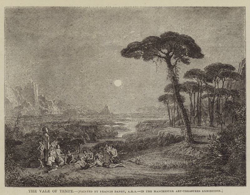 The Vale of Tempe av Francis Danby