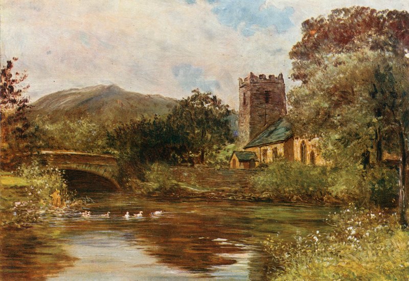 Grasmere kirke av Francis S. Walker