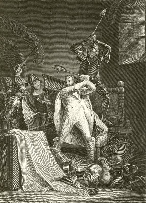 Richard IIs død av Francis Wheatley