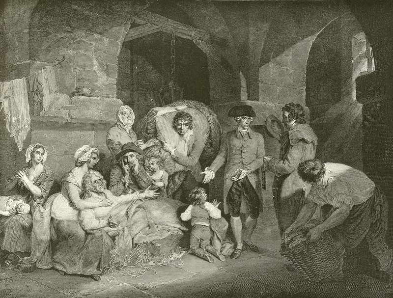 Howard avløser en fange av Francis Wheatley