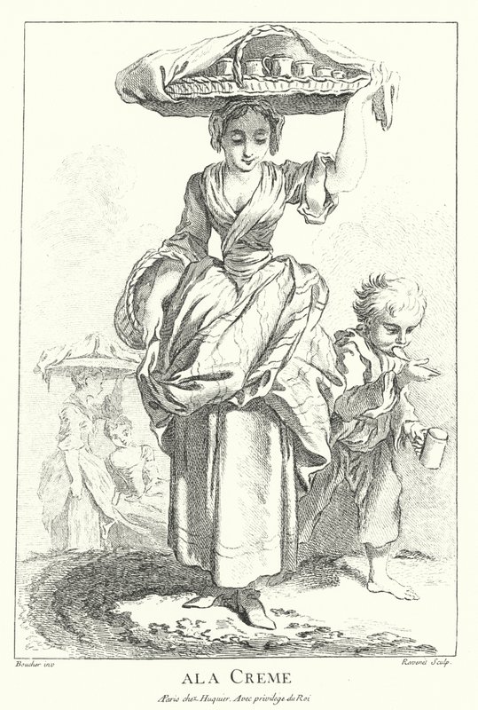 Kremselger (gravering) av Francois (after) Boucher