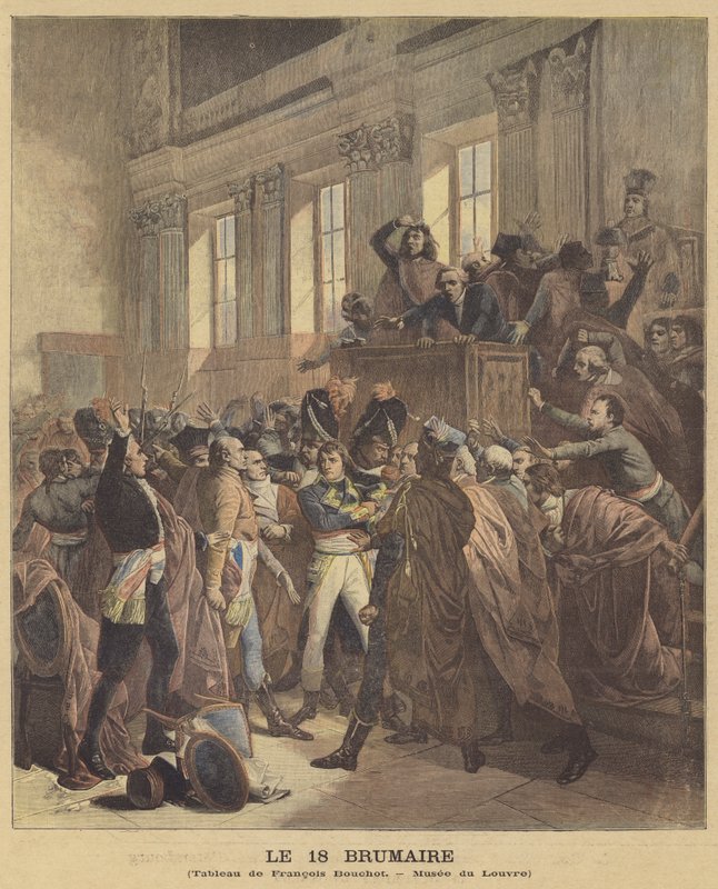 18 Brumaire av Francois Bouchot