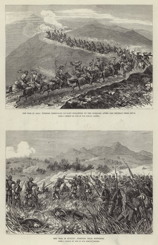 Russisk-tyrkisk krig av Frank Dadd