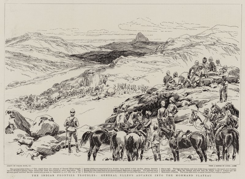 The Indian Frontier Troubles, General Elles