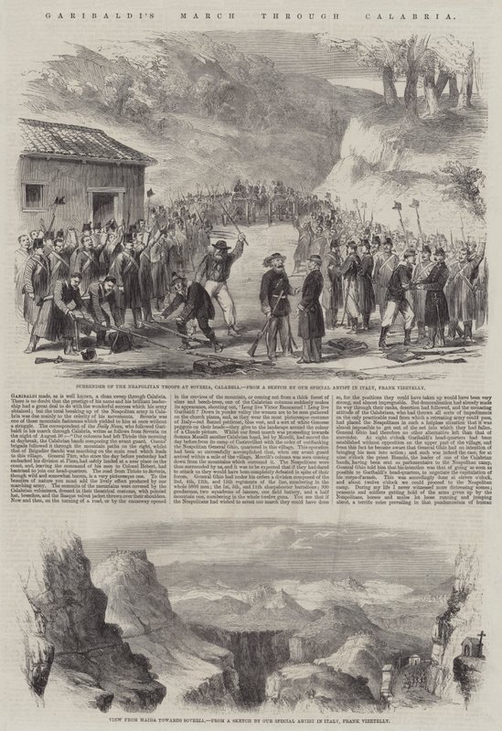 Garibaldis mars gjennom Calabria av Frank Vizetelly