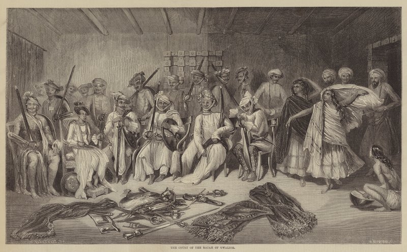Retten til Rajah of Gwalior av Frank Vizetelly