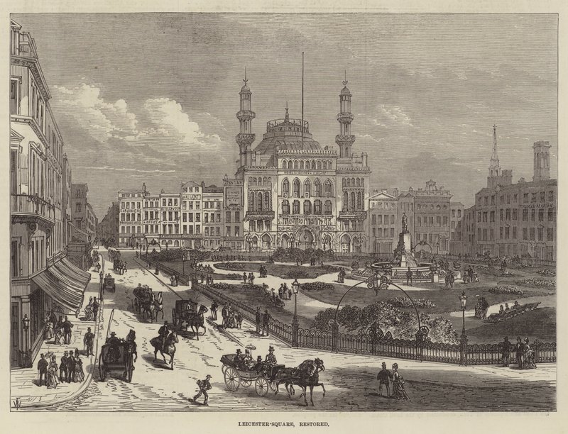 Leicester-Square, restaurert av Frank Watkins