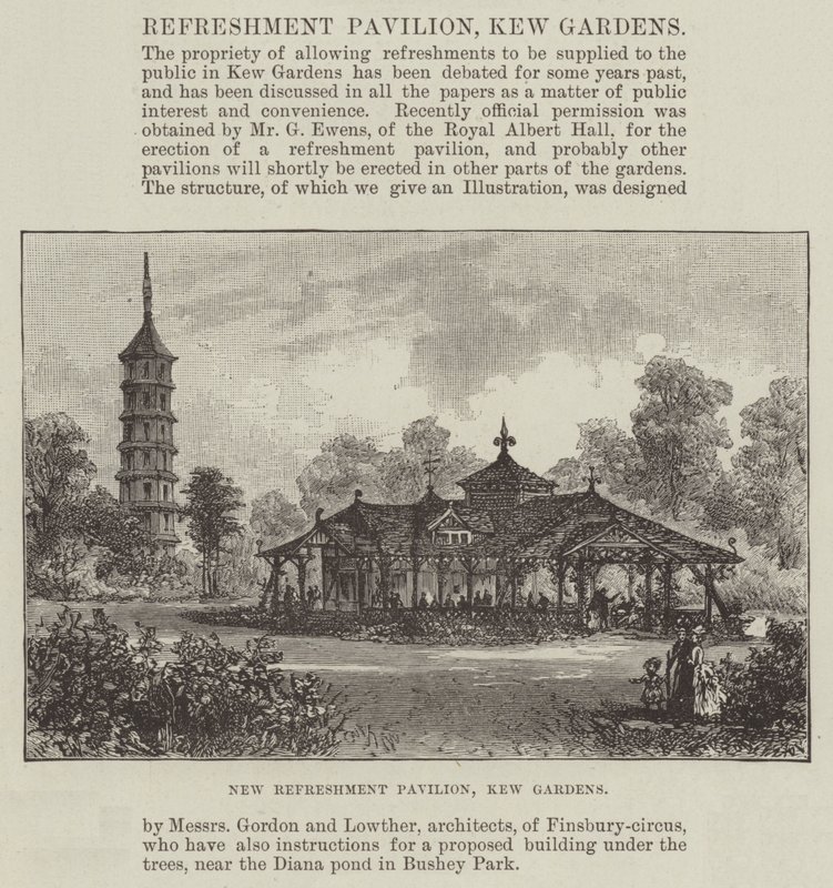 Ny forfriskningspaviljong, Kew Gardens av Frank Watkins