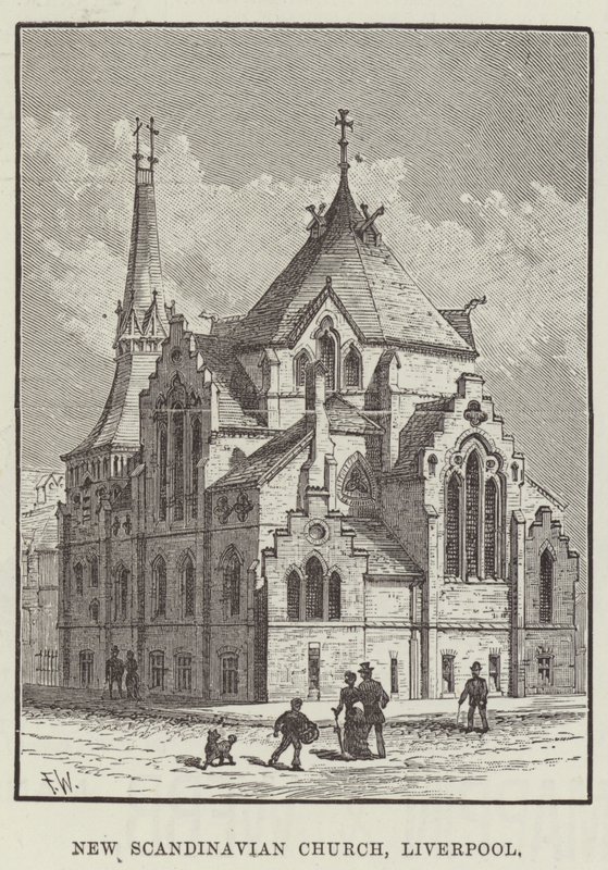 New Scandinavian Church, Liverpool av Frank Watkins