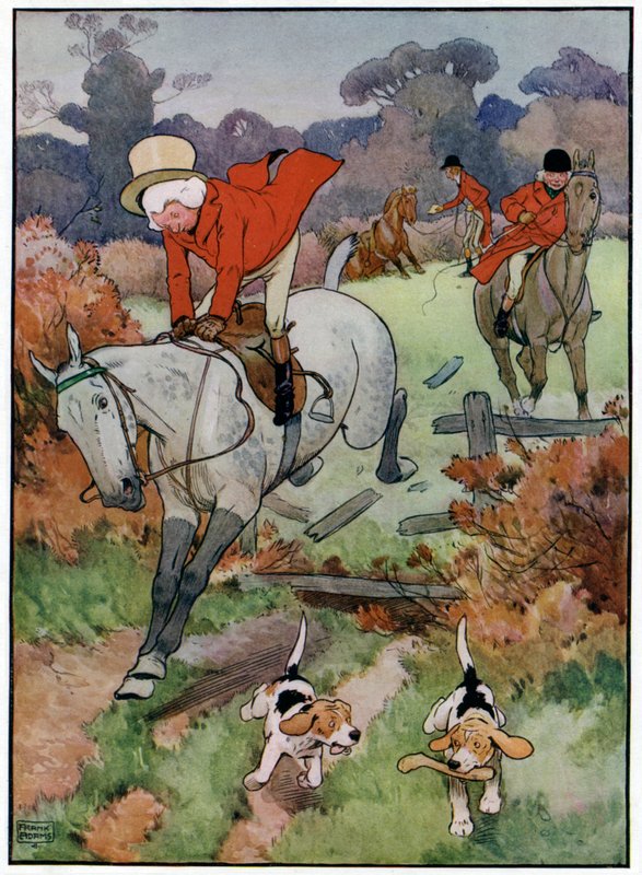 Tre Jolly Huntsmen av Frank Adams