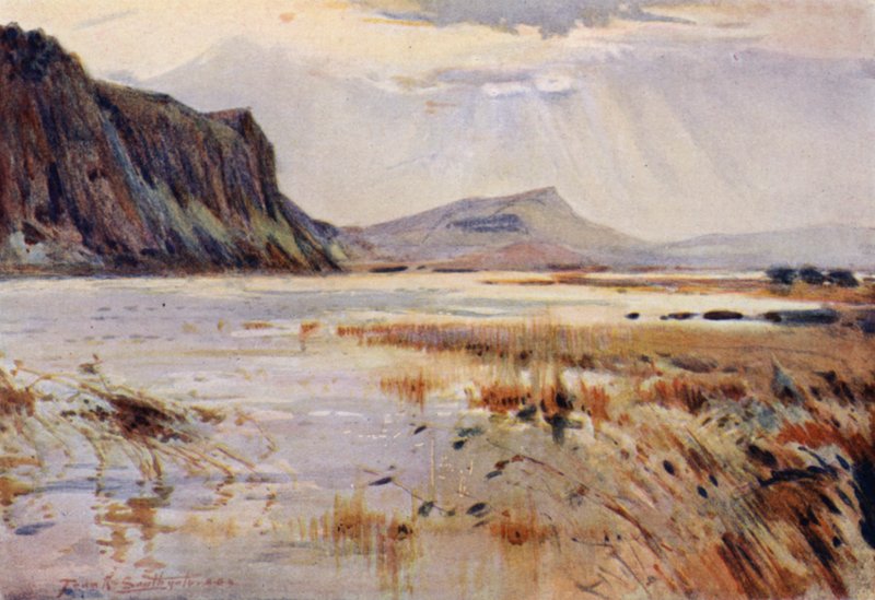 Crag Lough (farge litho) av Frank Southgate
