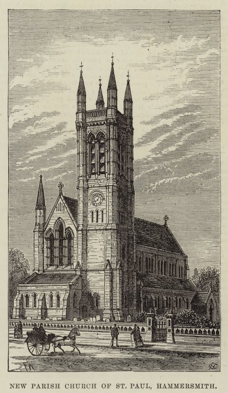 New Parish Church of St Paul, Hammersmith av Frank Watkins