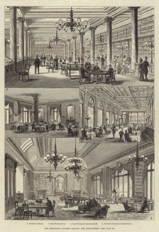 Grosvenor Gallery Library, New Bond-Street av Frank Watkins
