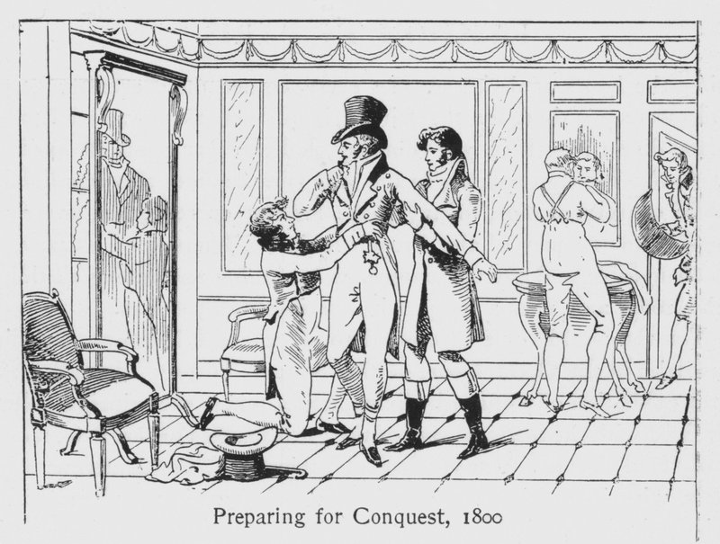 Forbereder for erobring, 1800 av François Courboin