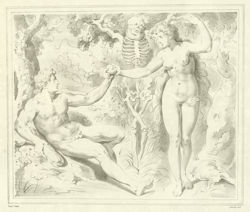 Adam og Eva av Frans Floris