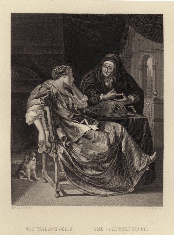 Spådame av Frans van Mieris