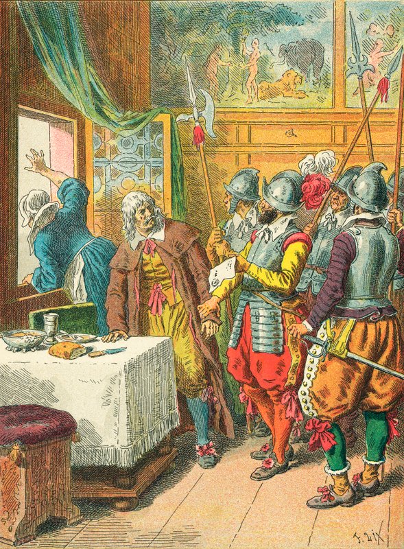 Arrestasjon av Broussel av Frederic Theodore Lix