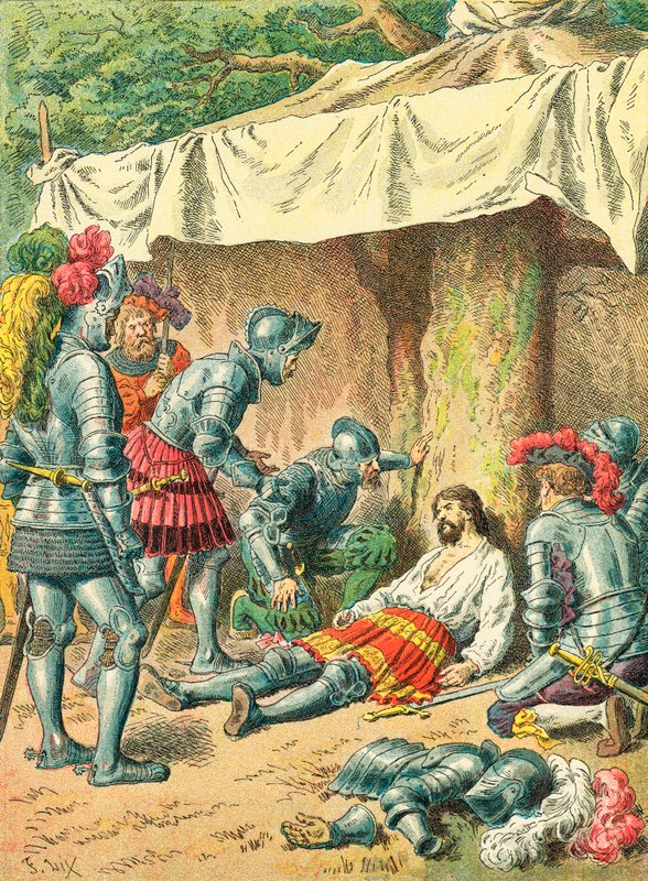 Bayards død av Frederic Theodore Lix