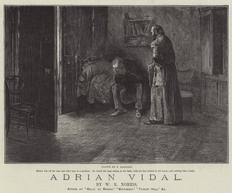 Adrian Vidal, av W E Norris av Frederick Barnard